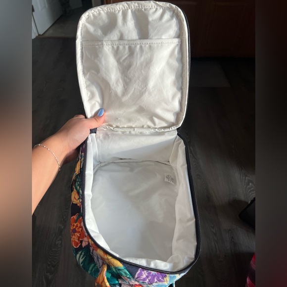 Vera Bradley Teal Floral Lunch Bag - Picture 7 of 9